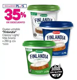La Anonima Finlandia queso untable clásico light más liviano oferta