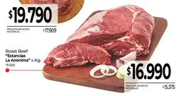 La Anonima Estancias La Anónima roast beef oferta