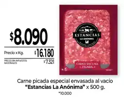 La Anonima Estancias la anónima carne picada especial oferta