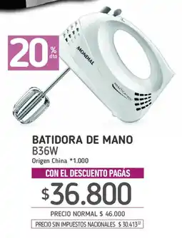 La Anonima Mondial batidora de mano oferta