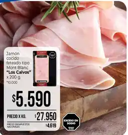 La Anonima La anonima jamón cocido feteado tipo mont blanc los calvos oferta
