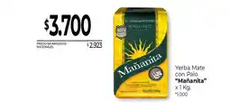 La Anonima Mañanita yerba mate con palo oferta