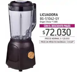 La Anonima Licuadora bg-51042-gy oferta