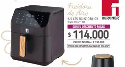 La Anonima Bergner freidora de aire oferta