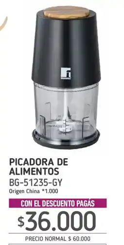La Anonima Beromar picadora de alimentos oferta