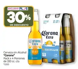 La Anonima Corona cerveza sin alcohol oferta