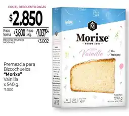 La Anonima Morixe premezcla para bizcochuelos vainilla oferta