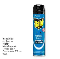 La Anonima Raid insecticida en aerosol oferta