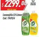 Supermercados Comodin Cif - lavavajilla limon 500ml cod. 19493/4 oferta