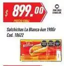 Supermercados Comodin La blanca - salchichas 6un 190gr cod. 10622 oferta