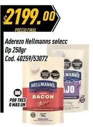 Supermercados Comodin Hellmann's - aderezo hellmanns selecc dp 250gr cod. 40259/53072 oferta