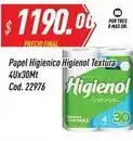 Supermercados Comodin Mas - papel higienico textura 4ux30mt cod. 22976 oferta