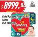 Supermercados Comodin Pampers - pañal supersec plus selecc cod. 34117/18 oferta