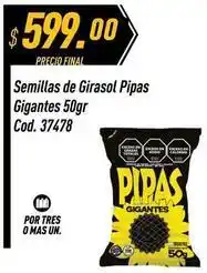 Supermercados Comodin Mas - semillas de girasol pipas gigantes cod. 37478 oferta