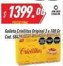 Supermercados Comodin Criollitas - galleta original 3 x 100 gr cod. 58429 oferta