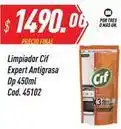 Supermercados Comodin Cif - limpiador expert antigrasa dp 450ml cod. 45102 oferta