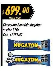 Supermercados Comodin Bonafide - chocolate nugaton seelcc 27gr cod. 42151/52 oferta