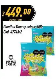 Supermercados Comodin Yummy - gomitas selecc 30gr cod. 47743/2 oferta