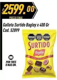 Supermercados Comodin Bagley - galleta surtido x 400 gr cod. 52899 oferta