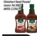Supermercados Comodin Vanoli - chimichurri picante/ clasico pet 350cc oferta