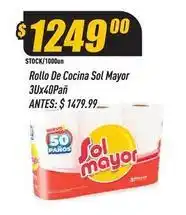 Supermercados Comodin Sol mayor - rollo de cocina oferta