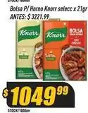 Supermercados Comodin Knorr - bolsa p/ horno oferta