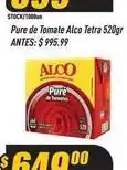 Supermercados Comodin Alco - pure de tomate tetra oferta
