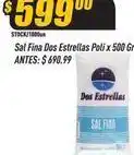 Supermercados Comodin Dos estrellas - sal fina poli oferta