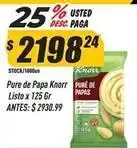 Supermercados Comodin Knorr - pure de papa oferta