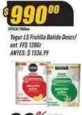 Supermercados Comodin Yogur ls frutilla batido descr/ent ffs 120gr oferta