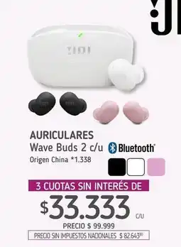 La Anonima Jbl - wave buds 2 oferta