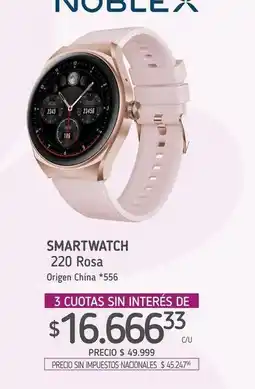La Anonima Noblex - smartwatch 220 oferta