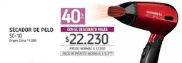 La Anonima Mondial - secador de pelo sc-10 oferta