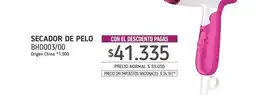 La Anonima Origen - secador de pelo bhd003/00 oferta