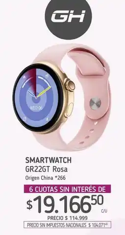 La Anonima Origen - smartwatch gr22gt oferta