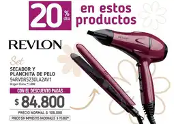 La Anonima Revlon - secador y planchita de pelo 94rvr5230la2av1 oferta