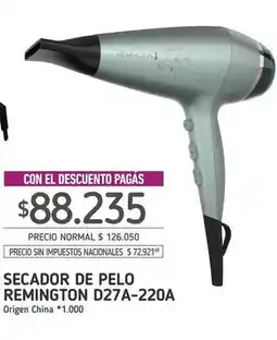 La Anonima Remington - secador de pelo d27a-220a oferta