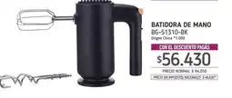 La Anonima Origen - batidora de mano bg-51310-bk oferta