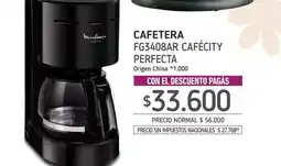 La Anonima Moulinex - cafetera fg340bar cafécity perfecta oferta
