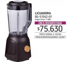 La Anonima Origen - licuadora bg-51042-gy oferta