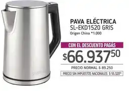 La Anonima Smartlife - pava eléctrica sl-ekd1520 gris oferta