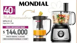 La Anonima Mondial - multiprocesadora mpn-01-b oferta
