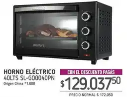 La Anonima Smartlife - horno eléctrico 40lts sl-g00040pn oferta
