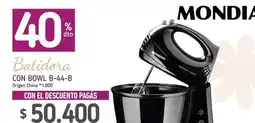 La Anonima Mondial - batidora con bowl b-44-b oferta