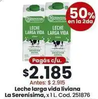 Coto La serenísima - leche larga vida liviana oferta