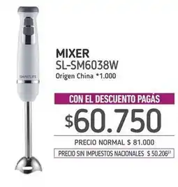 La Anonima Smartlife - mixer sl-sm6038w oferta