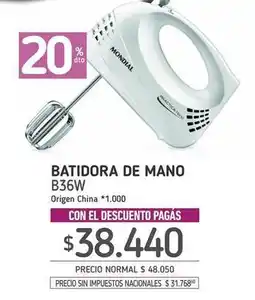La Anonima Mondial - batidora de mano b36w oferta