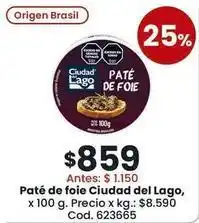 Coto Ciudad del lago - paté de foie oferta