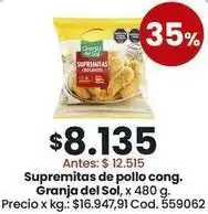 Coto Granja del sol - supremitas de pollo cong oferta