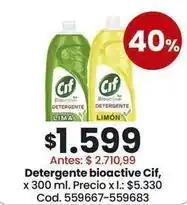 Coto Cif - detergente bioactive oferta